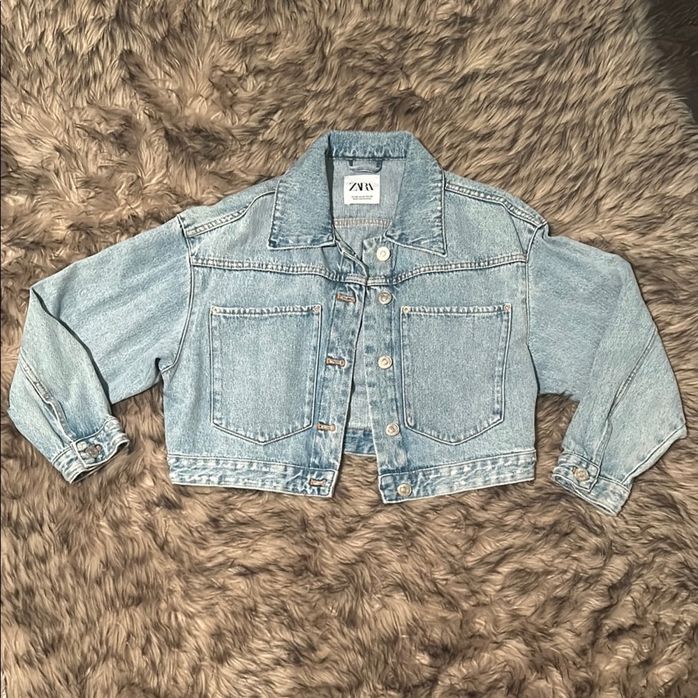 Zara Light Blue Denim Jacket